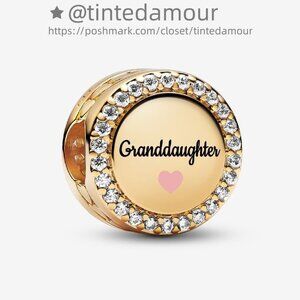 Pandora Engravable Granddaughter Charm